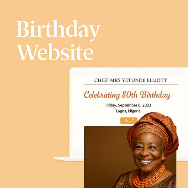 Birthday Website