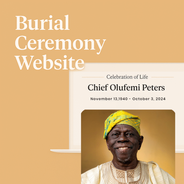 Burial Ceremony Website