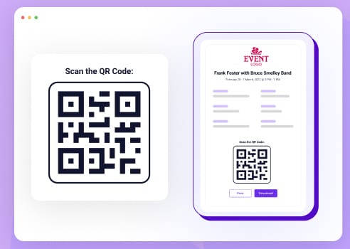 QR Code Ticketing & On-site Check-in System