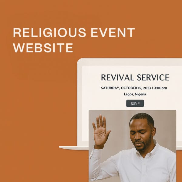 Religious Event Website