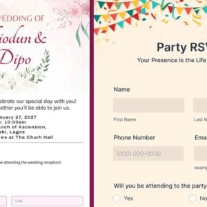 Free RSVP Page